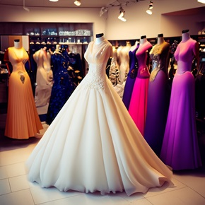 Abend- und Brautkleid Kollektion aus dem Modehaus in Kuhmühle 6, Hamburg