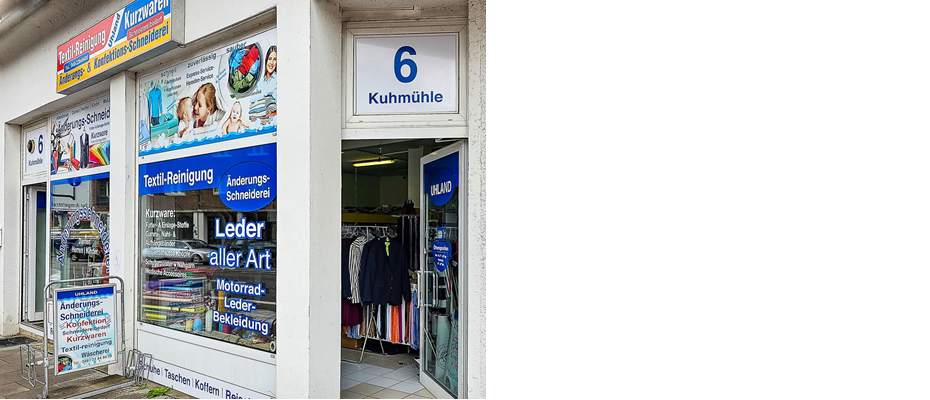 Anfahrt Textilreinigung & Schneiderei
