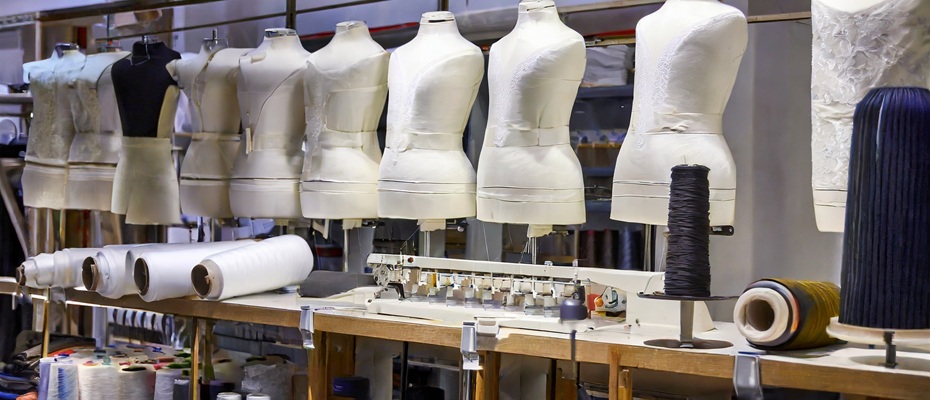 Kurzwaren bei Schneiderei